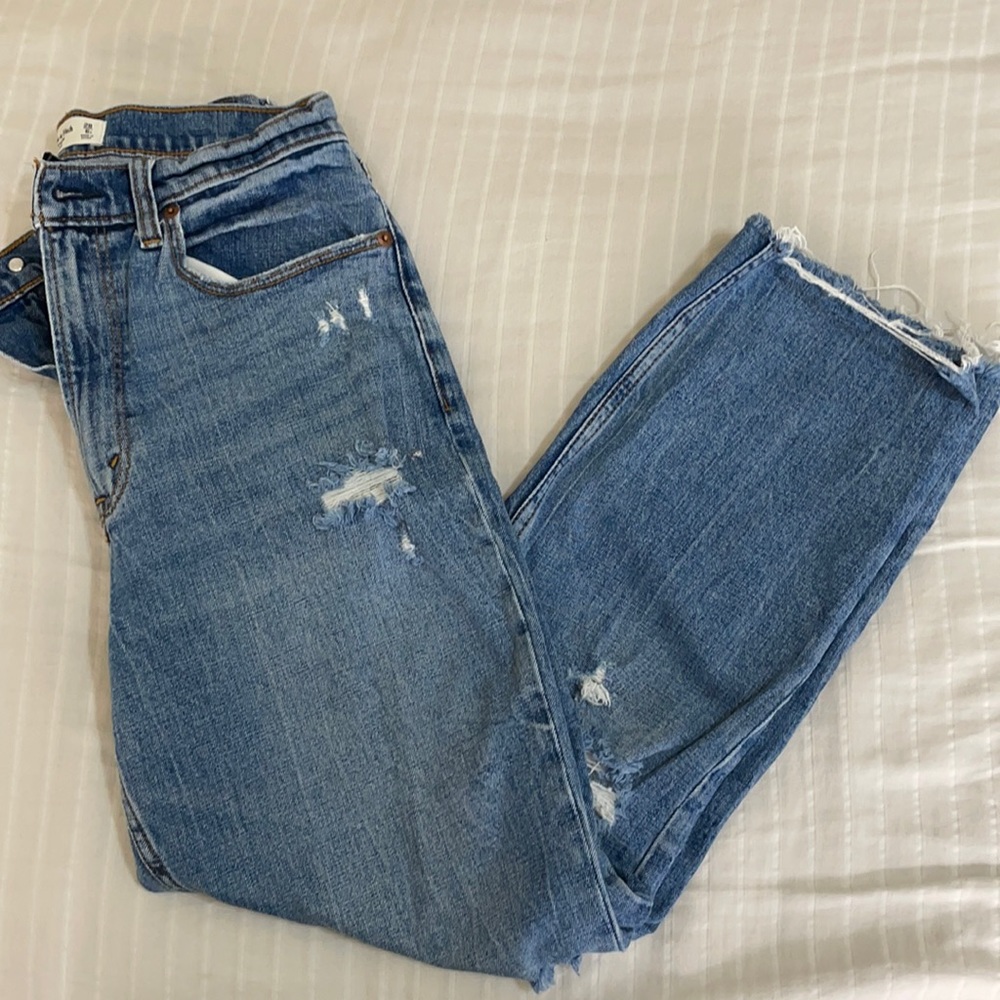 Abercrombie distressed jeans